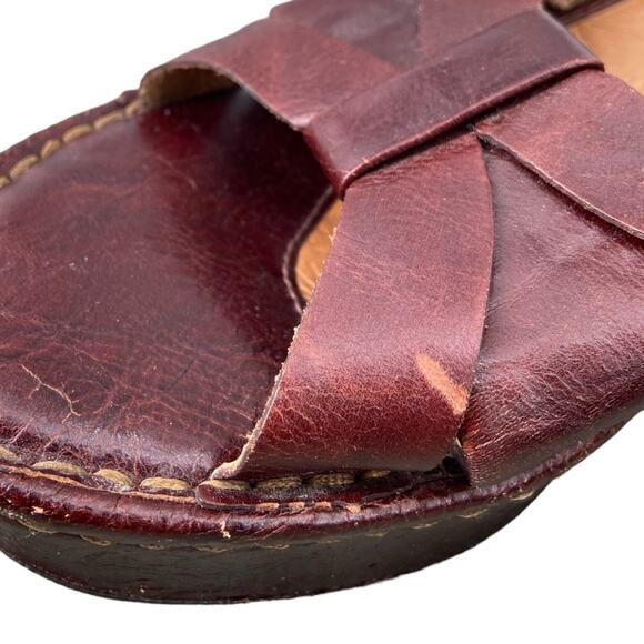 Born Platform Slide-On Sandals Brown Size 8‎ - Picture 3 of 7